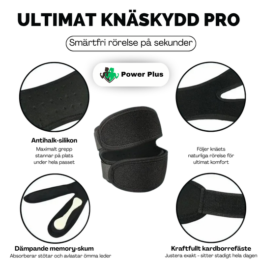 PowerPlus - Knäskydd Pro
